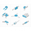 Ресурсный набор Bracket Robot Pack-Blue - «globural.ru» - Миасс