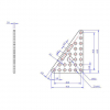 Треугольная пластина из анодированного алюминия Triangle Plate 6*8 (Pair) - «globural.ru» - Миасс