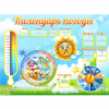 Стенд "Календарь погоды" 1х0,74 - «globural.ru» - Миасс