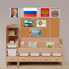 Уголок патриотического воспитания для дошкольников "Россия" Стандартный - «globural.ru» - Миасс