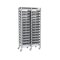 Стеллаж мобильный 2-х секционный для учебных наборов и цифровых лабораторных комплексов SenseDisc - «globural.ru» - Миасс