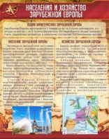 Стенд "Населения и хозяйство Зарубежной Европы" - «globural.ru» - Миасс