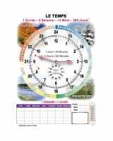 Le temps. Учебно наглядные пособия по французскому языку - «globural.ru» - Миасс