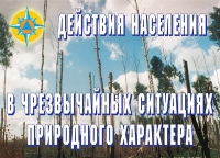 Комплект плакатов "Действия населения в ЧС природного характера" - «globural.ru» - Миасс