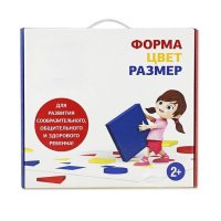 Подвижная развивающая игра "Форма, цвет, размер" - «globural.ru» - Миасс