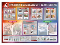 Стенд-уголок "Правила безопасности школьника" - «globural.ru» - Миасс