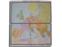 Учебная карта "Европа с 1815 - 1849 г.г." 1180*1070 мм (матовое, 2-стороннее лам.) - «globural.ru» - Миасс