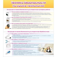 Стенд "Техника безопасности на уроке технологии" - «globural.ru» - Миасс
