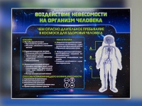 Стенд "Воздействие невесомости на организм человека" - «globural.ru» - Миасс