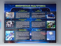Стенд "Физическая подготовка" (вариант 2) - «globural.ru» - Миасс