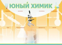 Стенд "Юный химик" (вариант 1) - «globural.ru» - Миасс