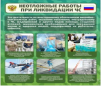 Стенд "Неотложные работы при ликвидации ЧС" - «globural.ru» - Миасс