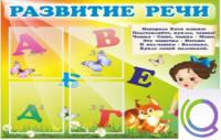 Стенд "Развитие речи" (вариант 1) - «globural.ru» - Миасс