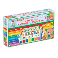 Развивающий тренажёр "Разноцветные окошки" 3-5 лет. Дополнительный набор карточек к базовому комплекту - «globural.ru» - Миасс