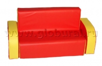 Диван с подлокотниками 120*45*55/30см (ВИК) - «globural.ru» - Миасс