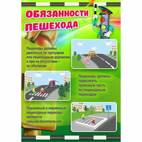Стенд "Обязанности пешехода" - «globural.ru» - Миасс