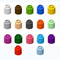  Элемент конструктора одиночный одноцветный Color Blocks 100 штук - «globural.ru» - Миасс