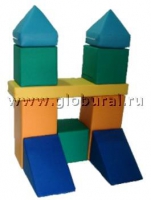 Мягкий модуль-конструктор "Городок" 1 (ВИК) - «globural.ru» - Миасс