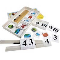 Счетная лесенка (ламинированная, с магнит. креплением) - «globural.ru» - Миасс