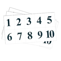 Набор цифр от 1 до 10 (для начальной школы) - «globural.ru» - Миасс