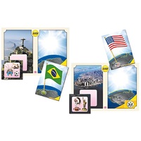 Настольно-печатная игра "Флаги стран мира 2. Азия, Африка, Австралия, Америка" - «globural.ru» - Миасс