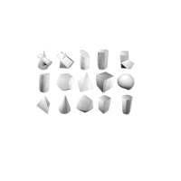 Комплект гипсовых моделей геометрических тел  - «globural.ru» - Миасс