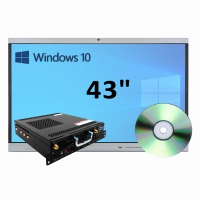 Интерактивная панель 43" (встроенный ПК, Win10) - «globural.ru» - Миасс