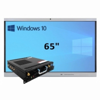 Интерактивная панель 65" (встроенный ПК Win10, Intel i5) - «globural.ru» - Миасс