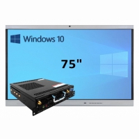 Интерактивная панель 75" (встроенный ПК, Win10, Intel i5) - «globural.ru» - Миасс