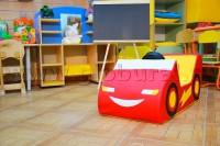 Напольная игрушка "Машинка - гонка" с аппликацией (ВИК) - «globural.ru» - Миасс