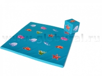 Игровой детский мат «Море» с кубиком (ВИК) - «globural.ru» - Миасс