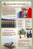 Стенд "На службе Отечеству" (вариант 1) - «globural.ru» - Миасс
