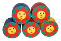 Пуфик «Солнышко» d=60*30см (ВИК) - «globural.ru» - Миасс