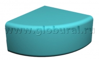 Угловой пуфик 60*60*32см (ВИК) - «globural.ru» - Миасс
