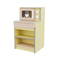 Модуль с микроволновкой из коллекции «НЕГА» (желтый) - «globural.ru» - Миасс