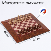 Шахматы магнитные доска и фигуры из пластика - «globural.ru» - Миасс
