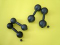 Гантели пластмассовые 0,45 кг с наполнителем - «globural.ru» - Миасс