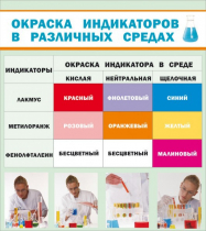Стенд "Окраска индикаторов в различных средах" - «globural.ru» - Миасс