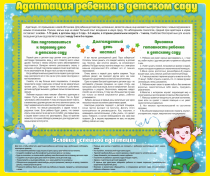 Стенд "Адаптация ребенка в детском саду" - «globural.ru» - Миасс