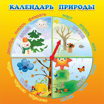 Стенд "Календарь природы" 0.5x0.5 - «globural.ru» - Миасс