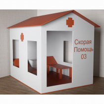 Игровой домик «Скорая помощь» - «globural.ru» - Миасс