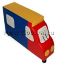 Напольная мягкая игрушка "Грузовик" каталка - «globural.ru» - Миасс