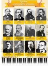 Стенд "Русские композиторы-классики" - «globural.ru» - Миасс
