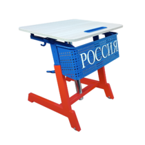 Стол ученический одноместный "Патриот-1п" на газовом лифте (р.гр. № 3-7 и наклоном столешницы ) - «globural.ru» - Миасс