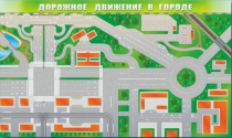 Доска магнитно-маркерная панорамная "Дорожное движение в городе" - «globural.ru» - Миасс