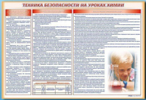 Стенд-уголок "Техника безопасности на уроках химии" - «globural.ru» - Миасс