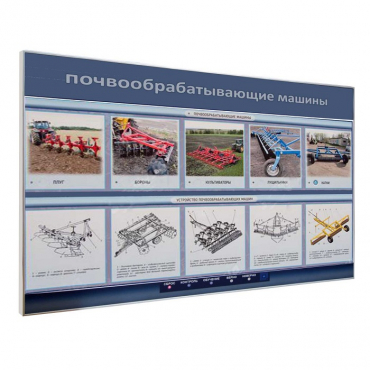 Электрифицированный светодинамический стенд «Почвообрабатывающие машины» - «globural.ru» - Миасс