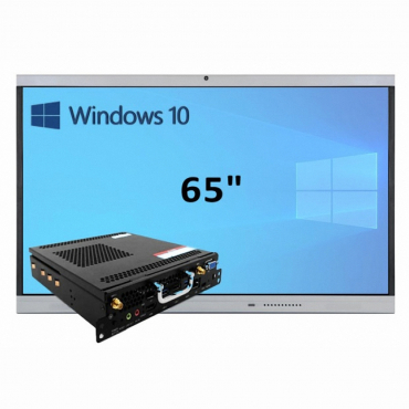 Интерактивная панель 65" (встроенный ПК Win10, Intel i5) - «globural.ru» - Миасс