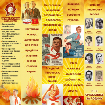 Тематический стенд "Пионеры" - «globural.ru» - Миасс