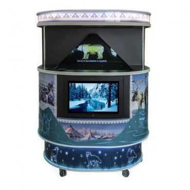 Голографическая 3D пирамида «PILLAR» - «globural.ru» - Миасс